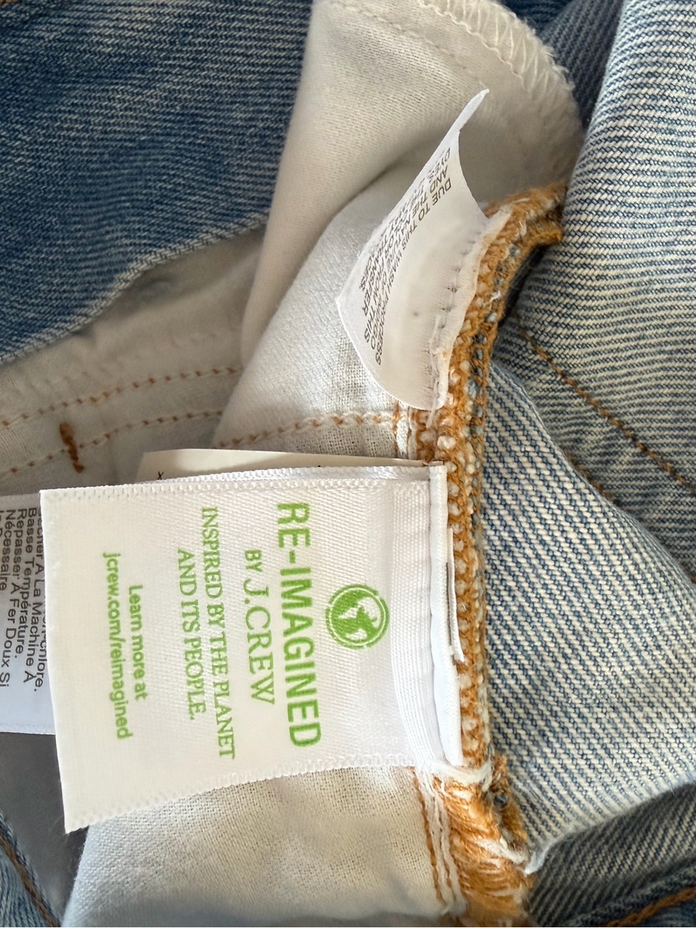 J. Crew Light Blue Denim Jean Shorts with Frayed Hem - Picture 8 of 9